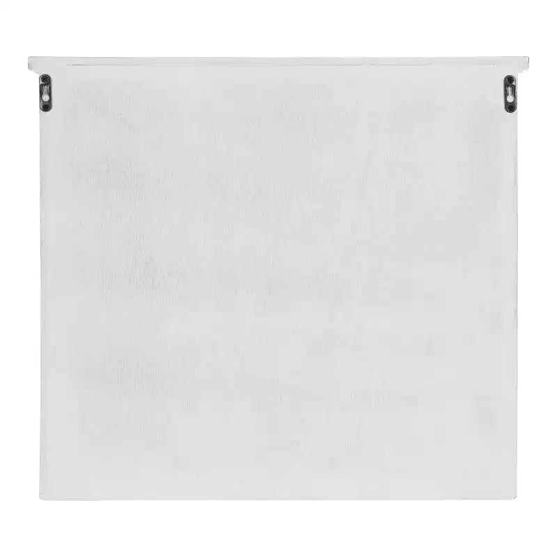 Meuble mural décoratif rustique en bois blanc