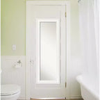 Miroir en bois blanc