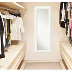 Miroir en bois blanc