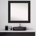 Miroir mural de salle de bain noir
