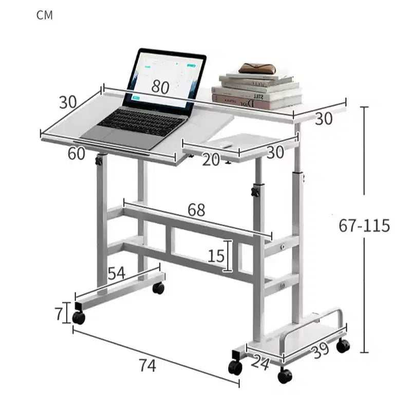 Bureau debout mobile