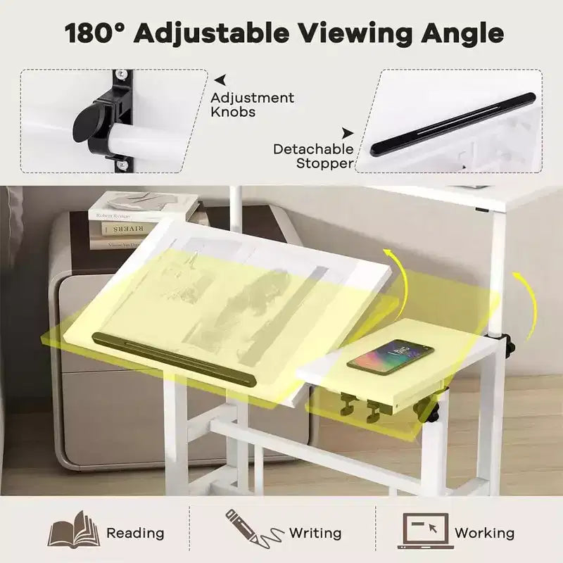 Bureau debout mobile