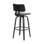 Tabouret de bar pivotant et rembourré