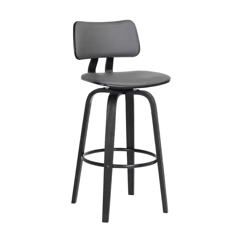 Tabouret de bar pivotant et rembourré