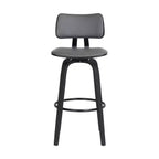 Tabouret de bar pivotant et rembourré