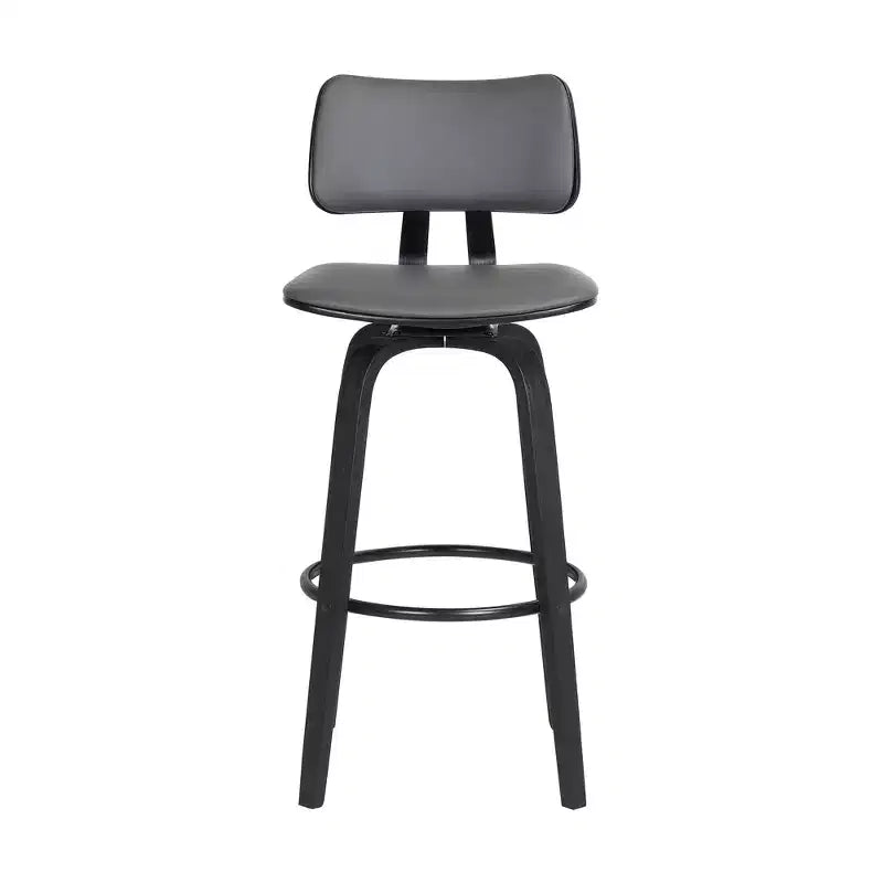 Tabouret de bar pivotant et rembourré