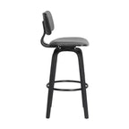 Tabouret de bar pivotant et rembourré