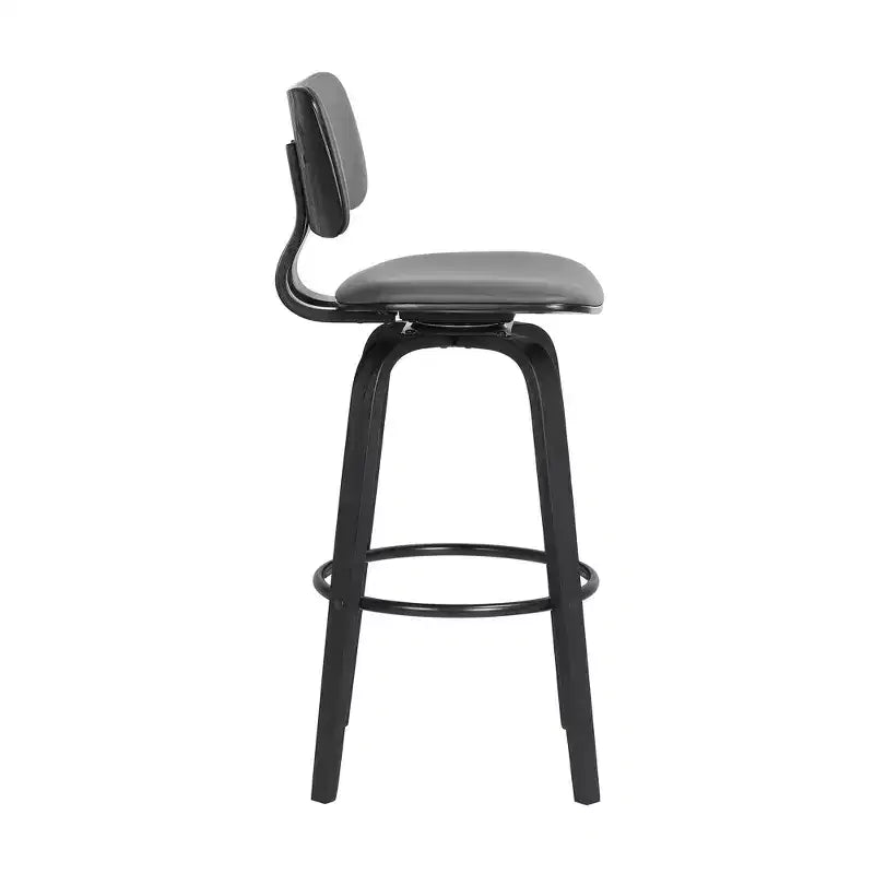 Tabouret de bar pivotant et rembourré