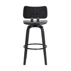 Tabouret de bar pivotant et rembourré