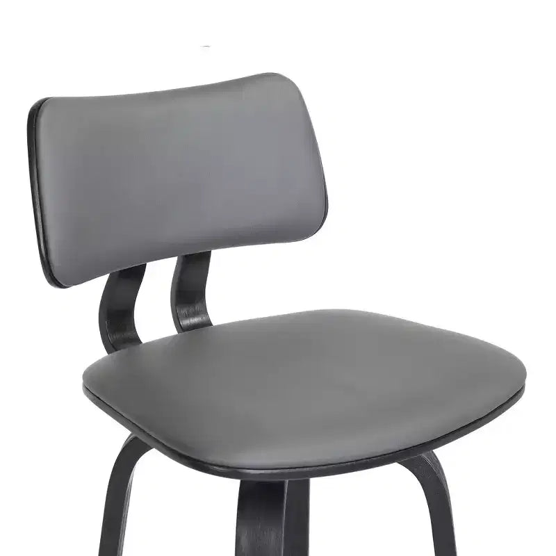 Tabouret de bar pivotant et rembourré