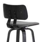 Tabouret de bar pivotant et rembourré
