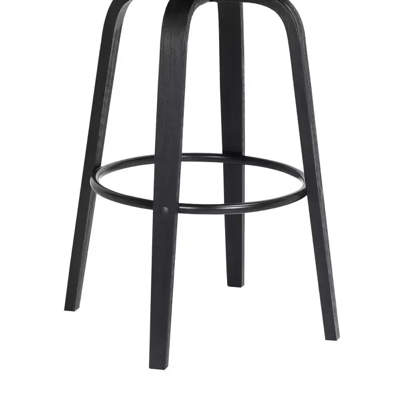 Tabouret de bar pivotant et rembourré