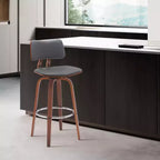 Tabouret de bar pivotant et rembourré