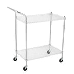 Utility Rolling Cart with Wheels 1000LBS Capacity Commercial Grade Kitchen Cart for Restaurant Garage Warehouse Kitchen
