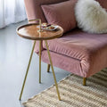 Table d'appoint en métal