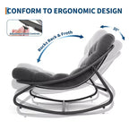 Fauteuil à bascule moderne