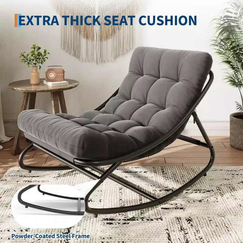 Fauteuil à bascule moderne