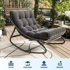 Fauteuil à bascule moderne