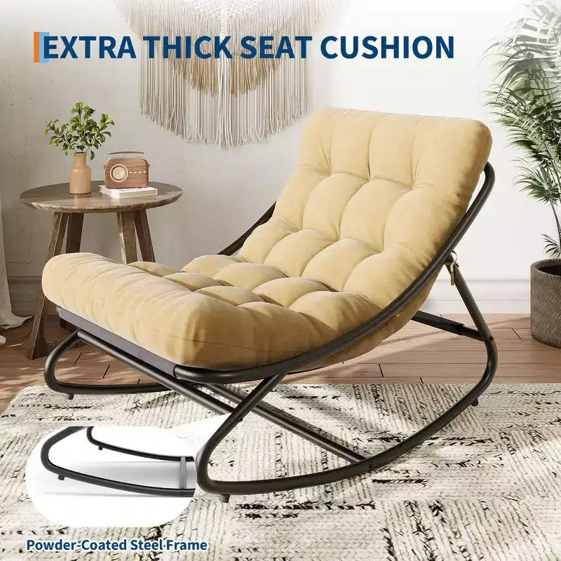 Fauteuil à bascule moderne