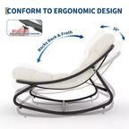 Fauteuil à bascule moderne