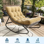 Fauteuil à bascule moderne