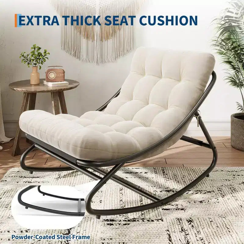 Fauteuil à bascule moderne
