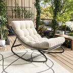 Fauteuil à bascule moderne