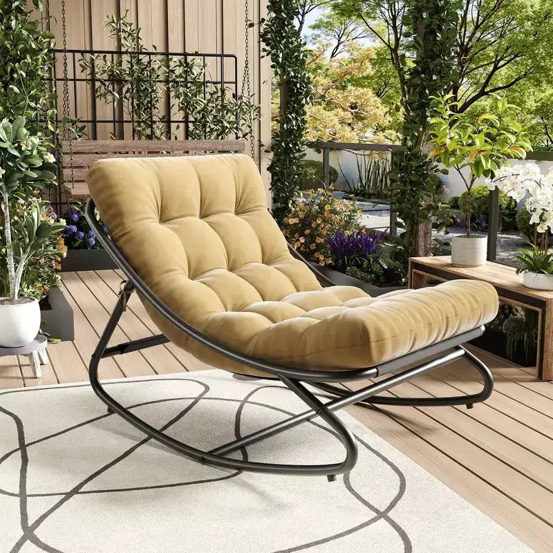 Fauteuil à bascule moderne