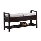 Banc à chaussures de rangement