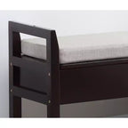 Banc à chaussures de rangement