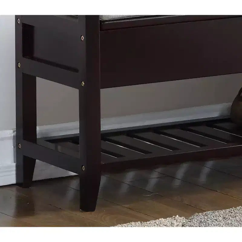 Banc à chaussures de rangement