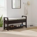 Banc à chaussures de rangement