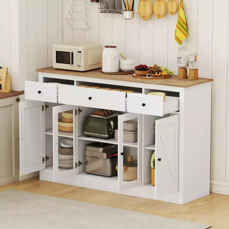 Buffet Bahut Étagères Réglables