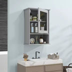 Rangement mural pour salle de bain