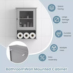 Rangement mural pour salle de bain