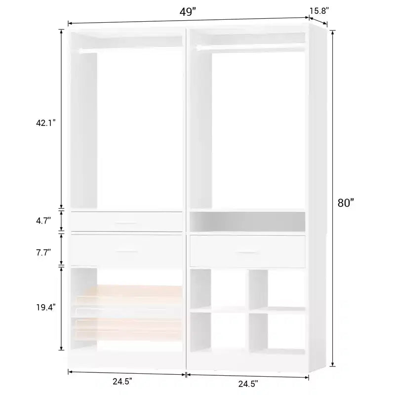 Armoire autoportante