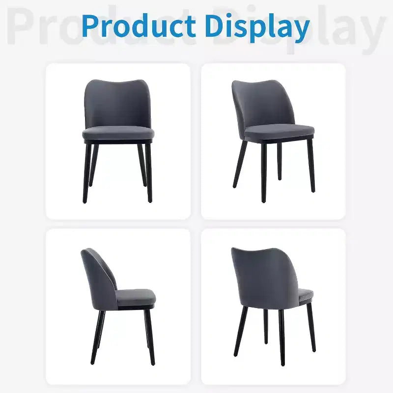 Chaises de salle à manger en tissu modernes