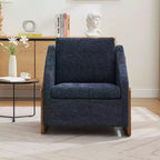 Fauteuil rembourré en bois