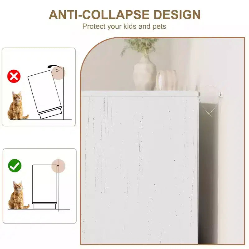 Commode en rotin avec tiroirs