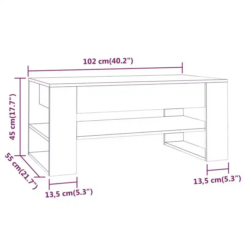 Table basse en bois