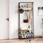 Meuble d'entrée avec porte-manteau et range-chaussures