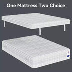 Matelas hybride en mousse à mémoire de forme et gel