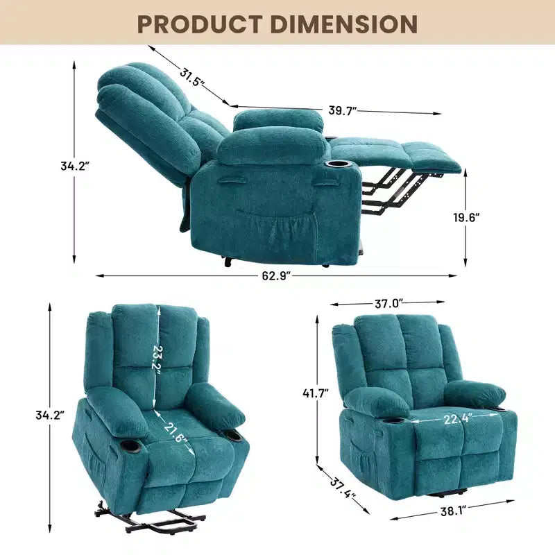Fauteuil inclinable releveur électrique
