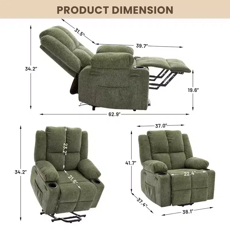 Fauteuil inclinable releveur électrique