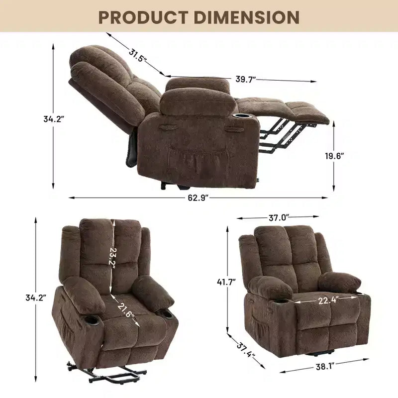 Fauteuil inclinable releveur électrique