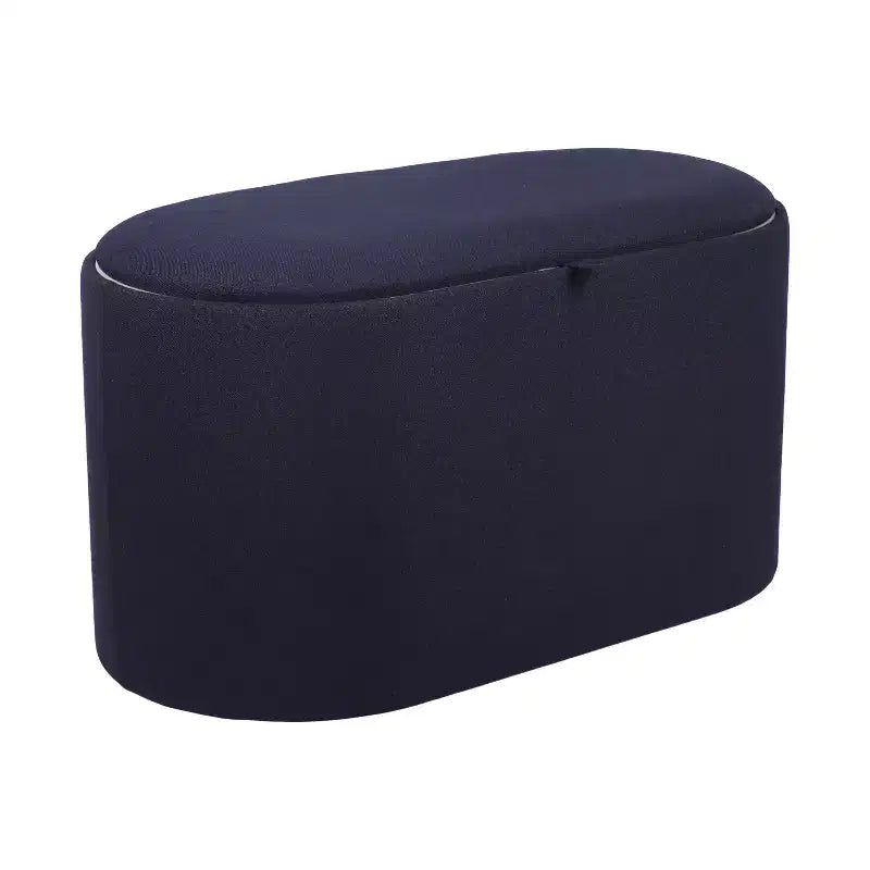 Banc de rangement moderne et élégant en tissu doux