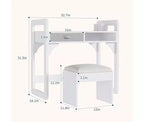 Chaise de bureau en bois