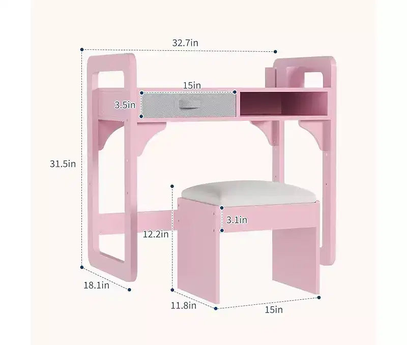 Chaise de bureau en bois