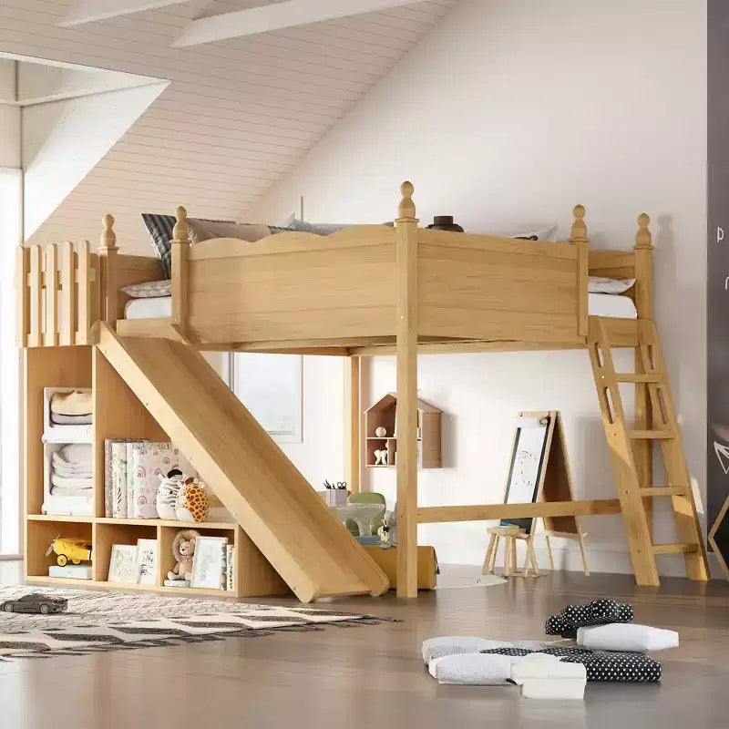 Cadre de lit mezzanine en bois
