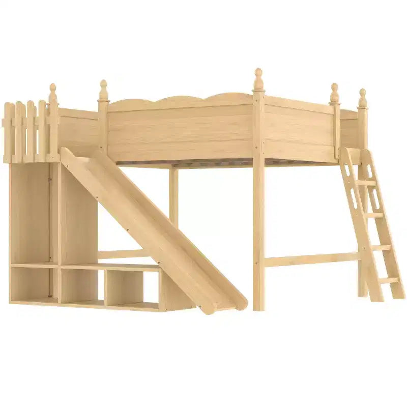Cadre de lit mezzanine en bois